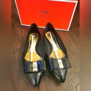 Coach Wendy Patent Leather Ballet Flat